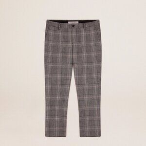 GOLDEN GOOSE MS MILANO PANTS PRINCE OF WALES WOOL - WORN ONCE - MENS 48